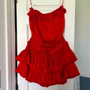 CUTEST red romper